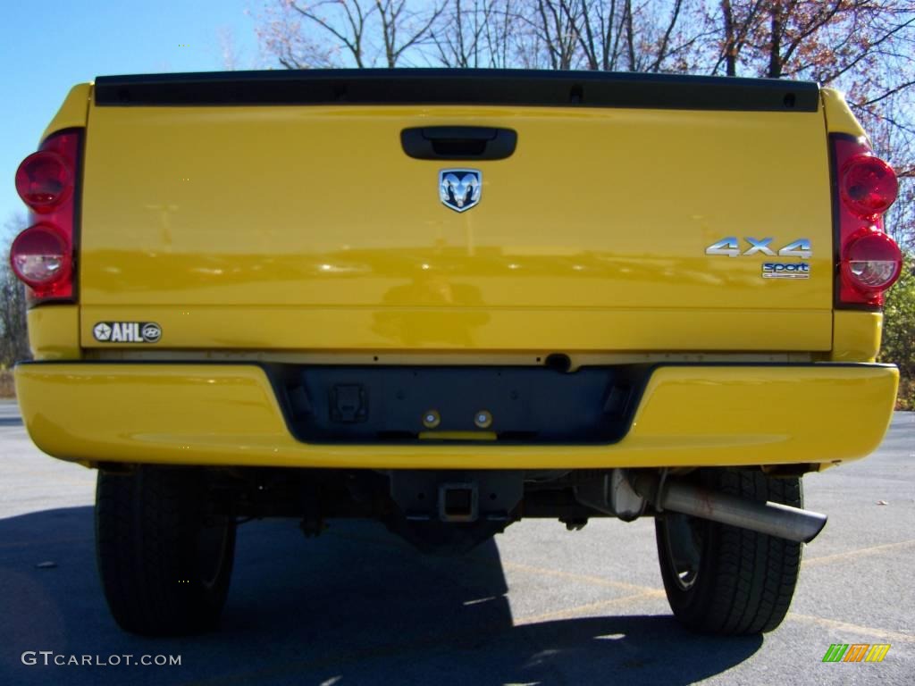 2007 Ram 1500 Sport Quad Cab 4x4 - Detonator Yellow / Medium Slate Gray photo #6