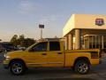 2007 Detonator Yellow Dodge Ram 1500 Big Horn Edition Quad Cab  photo #2
