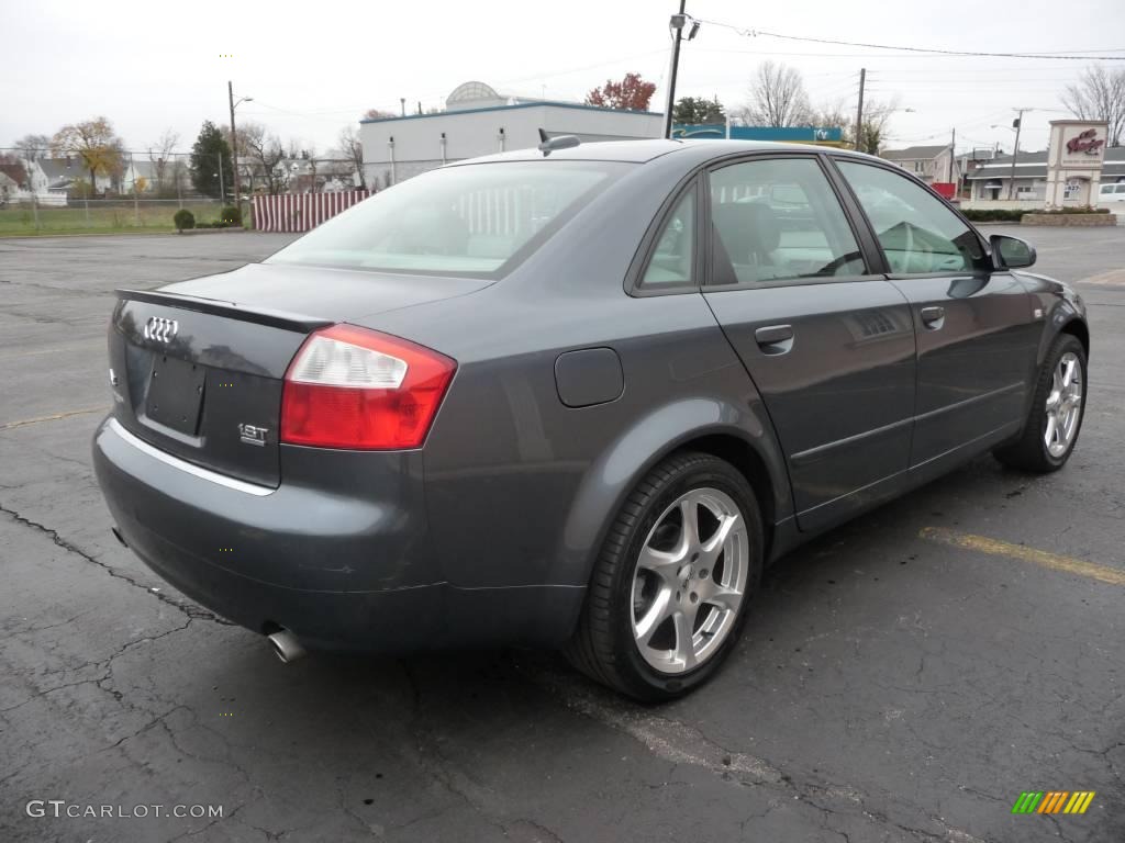 2005 A4 1.8T quattro Sedan - Dolphin Grey Metallic / Platinum photo #3