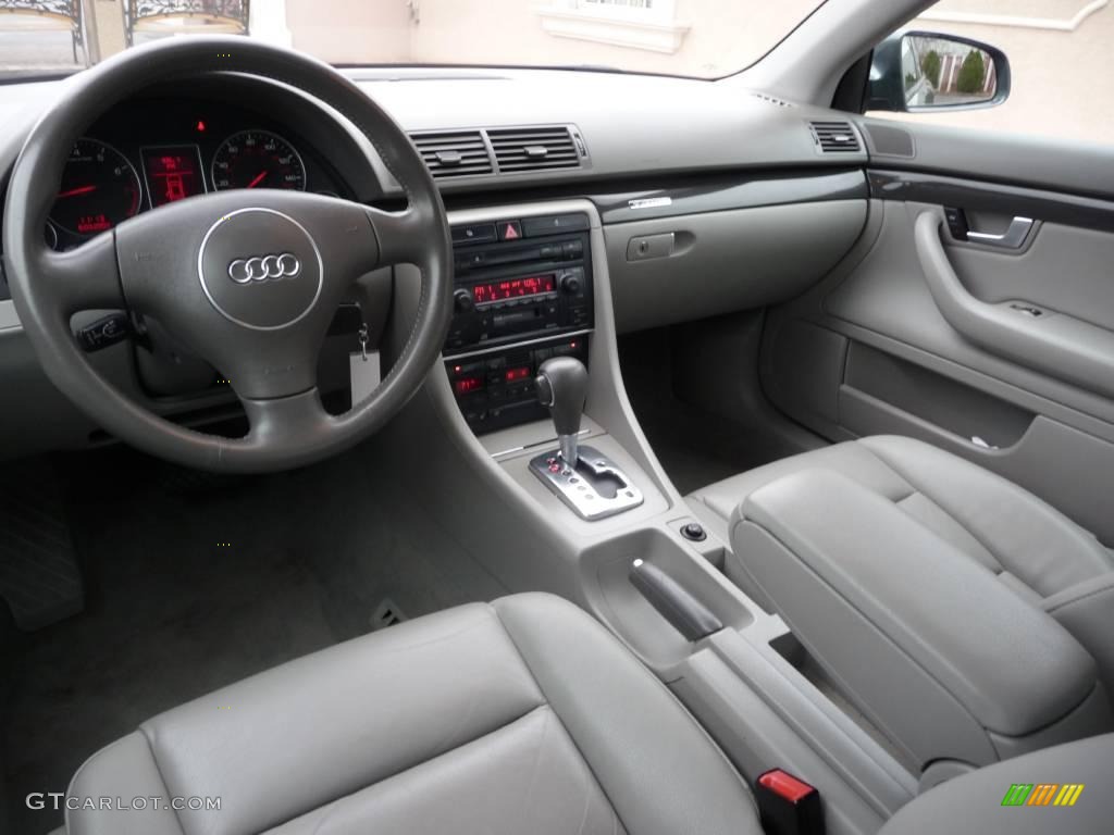 2005 A4 1.8T quattro Sedan - Dolphin Grey Metallic / Platinum photo #5