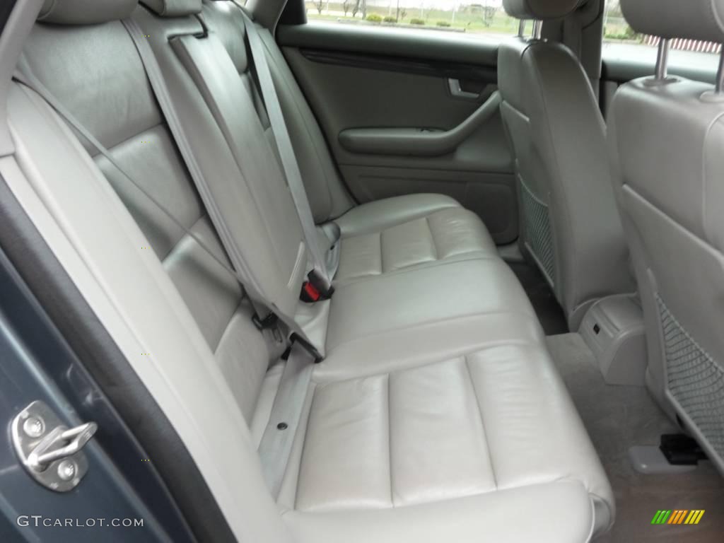 2005 A4 1.8T quattro Sedan - Dolphin Grey Metallic / Platinum photo #7