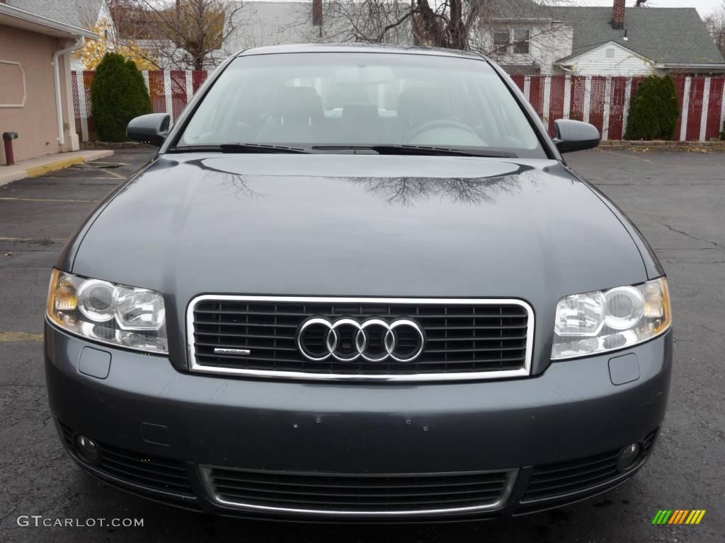 2005 A4 1.8T quattro Sedan - Dolphin Grey Metallic / Platinum photo #11