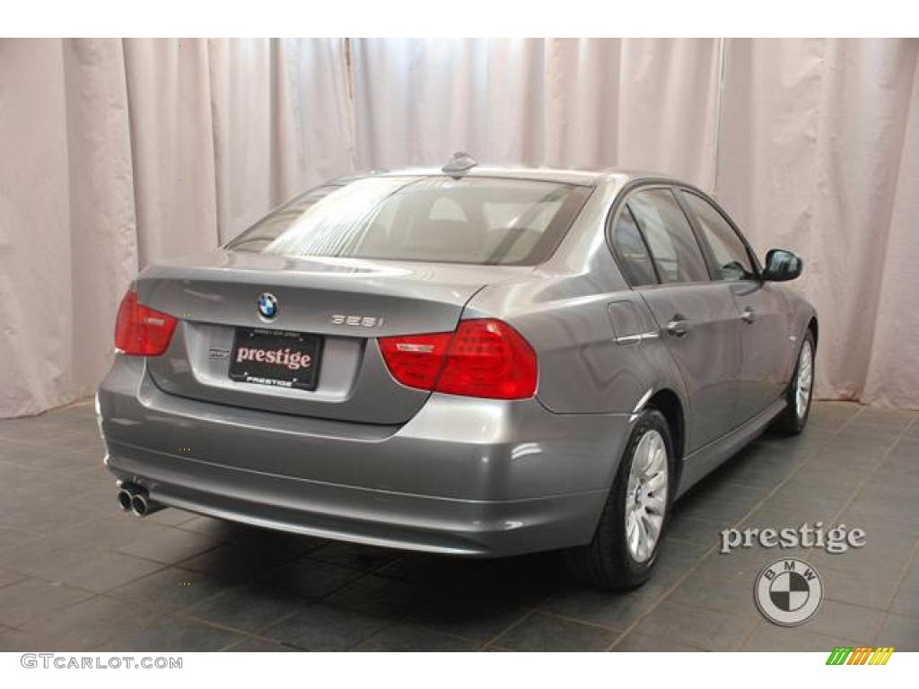 2009 3 Series 328xi Sedan - Space Grey Metallic / Black photo #2