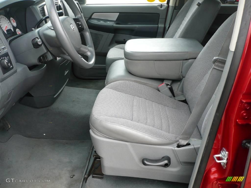 2008 Ram 1500 SLT Quad Cab 4x4 - Inferno Red Crystal Pearl / Medium Slate Gray photo #6