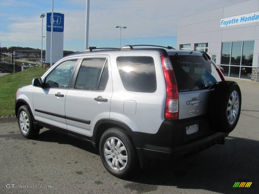 2005 CR-V EX 4WD - Satin Silver Metallic / Black photo #3