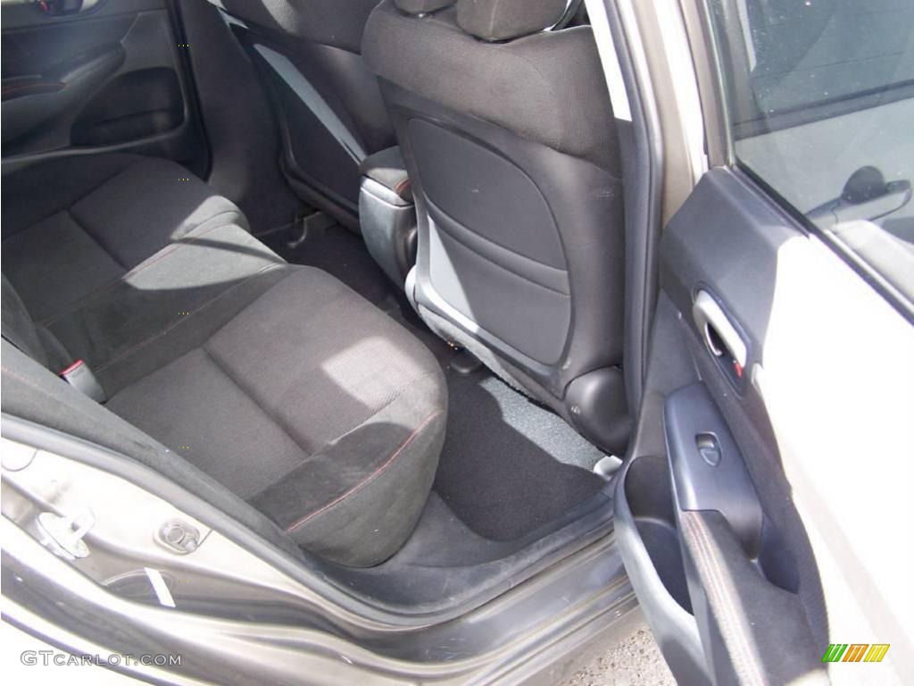 2007 Civic Si Sedan - Galaxy Gray Metallic / Black photo #15