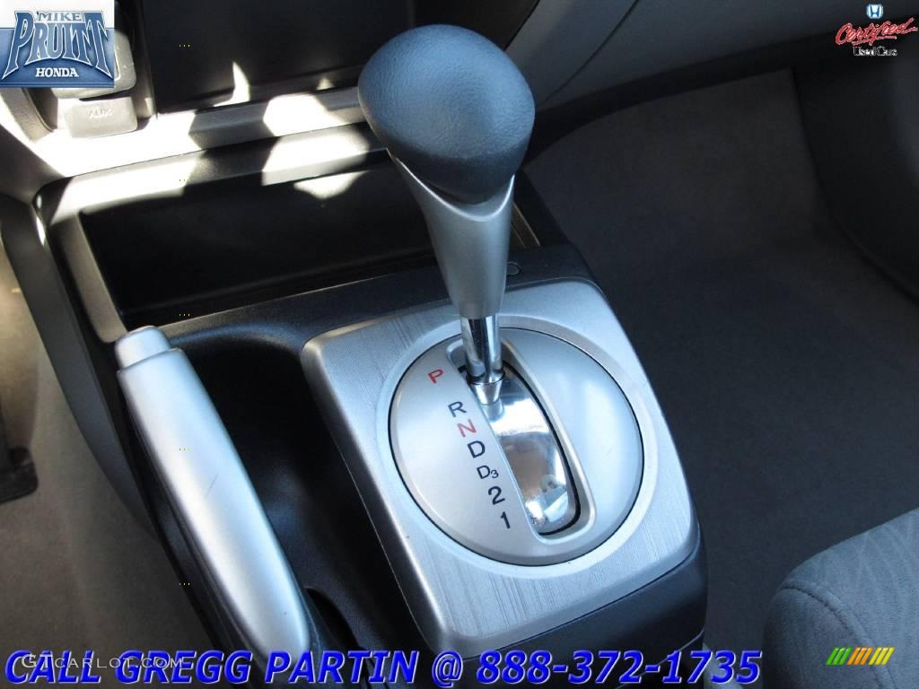 2007 Civic LX Coupe - Galaxy Gray Metallic / Gray photo #21