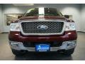 2004 Dark Toreador Red Metallic Ford F150 Lariat SuperCrew 4x4  photo #7