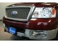 2004 Dark Toreador Red Metallic Ford F150 Lariat SuperCrew 4x4  photo #15