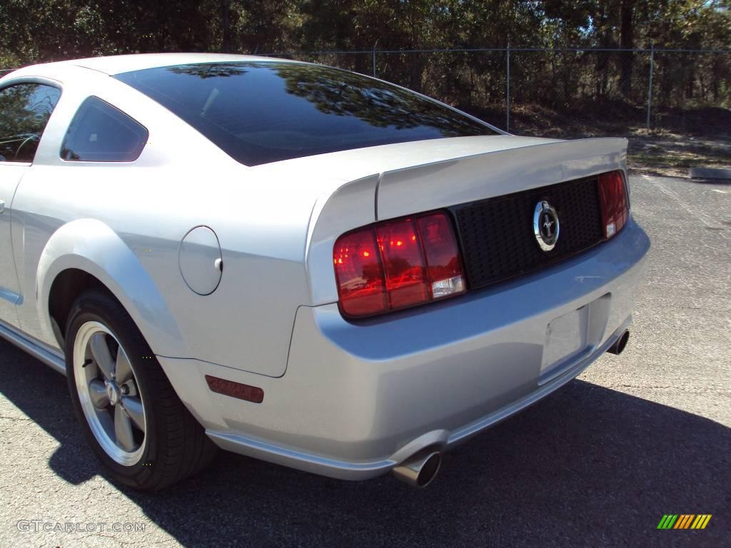 2006 Mustang V6 Deluxe Coupe - Satin Silver Metallic / Light Graphite photo #7