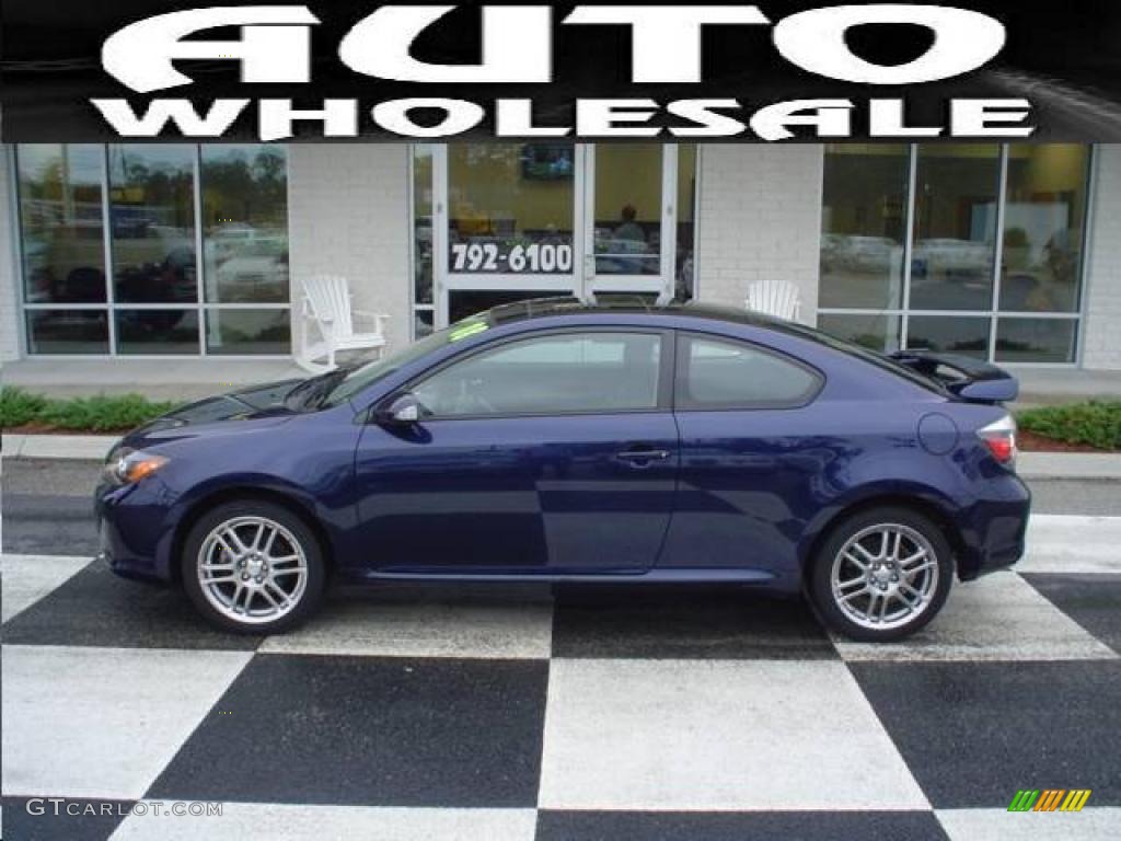 2008 tC  - Nautical Blue Metallic / Dark Charcoal Gray photo #1