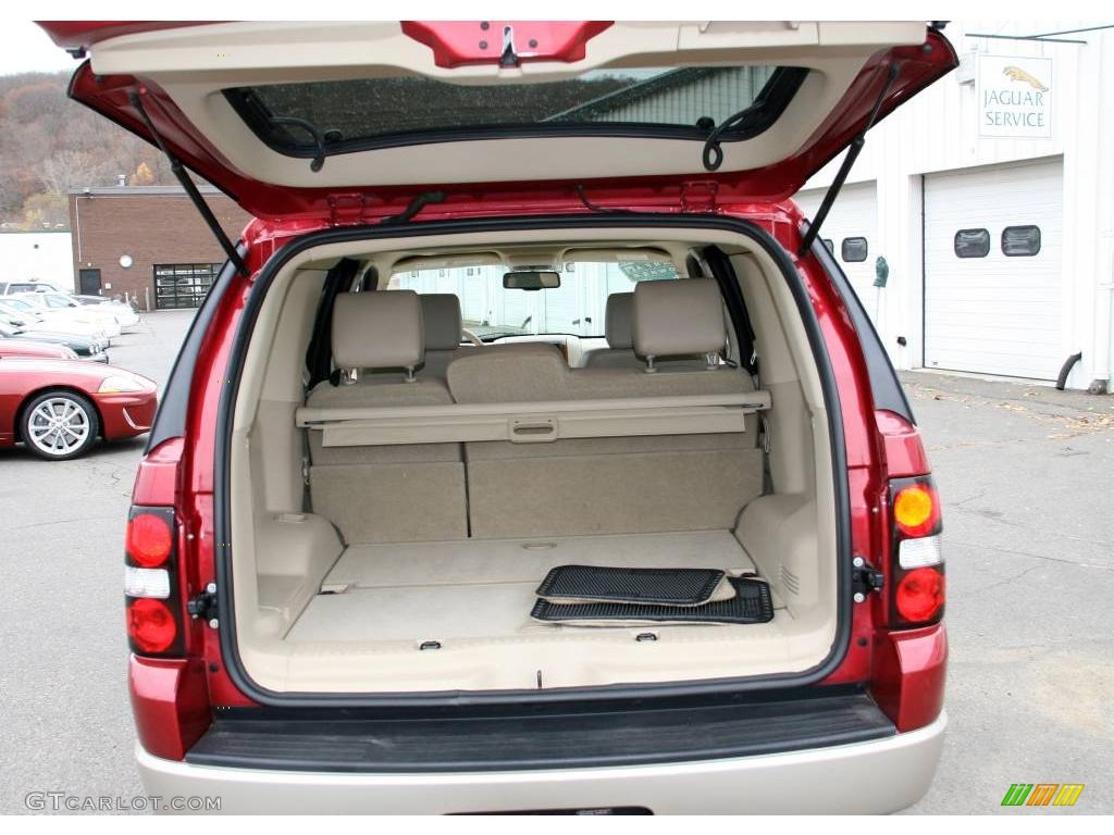 2006 Explorer Eddie Bauer 4x4 - Redfire Metallic / Stone photo #6