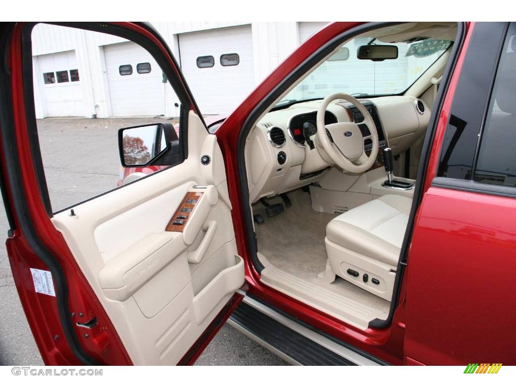 2006 Explorer Eddie Bauer 4x4 - Redfire Metallic / Stone photo #10