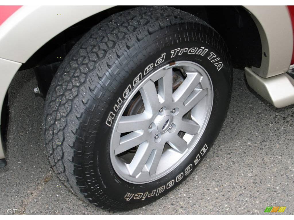 2006 Explorer Eddie Bauer 4x4 - Redfire Metallic / Stone photo #13