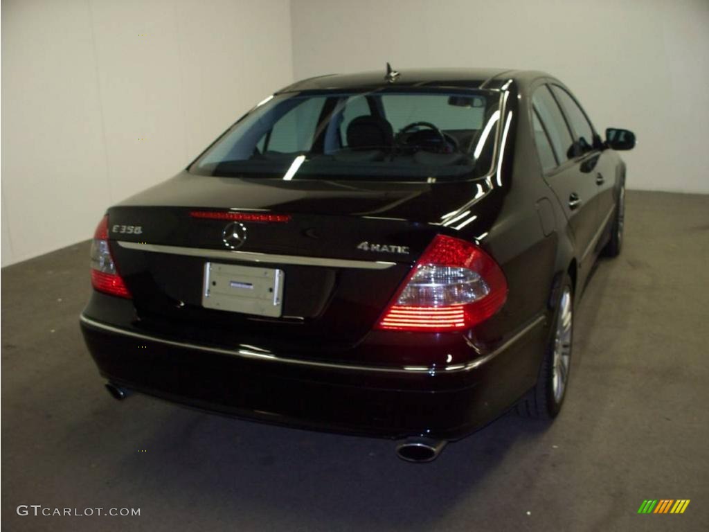 2008 E 350 4Matic Sedan - Black / Black photo #5