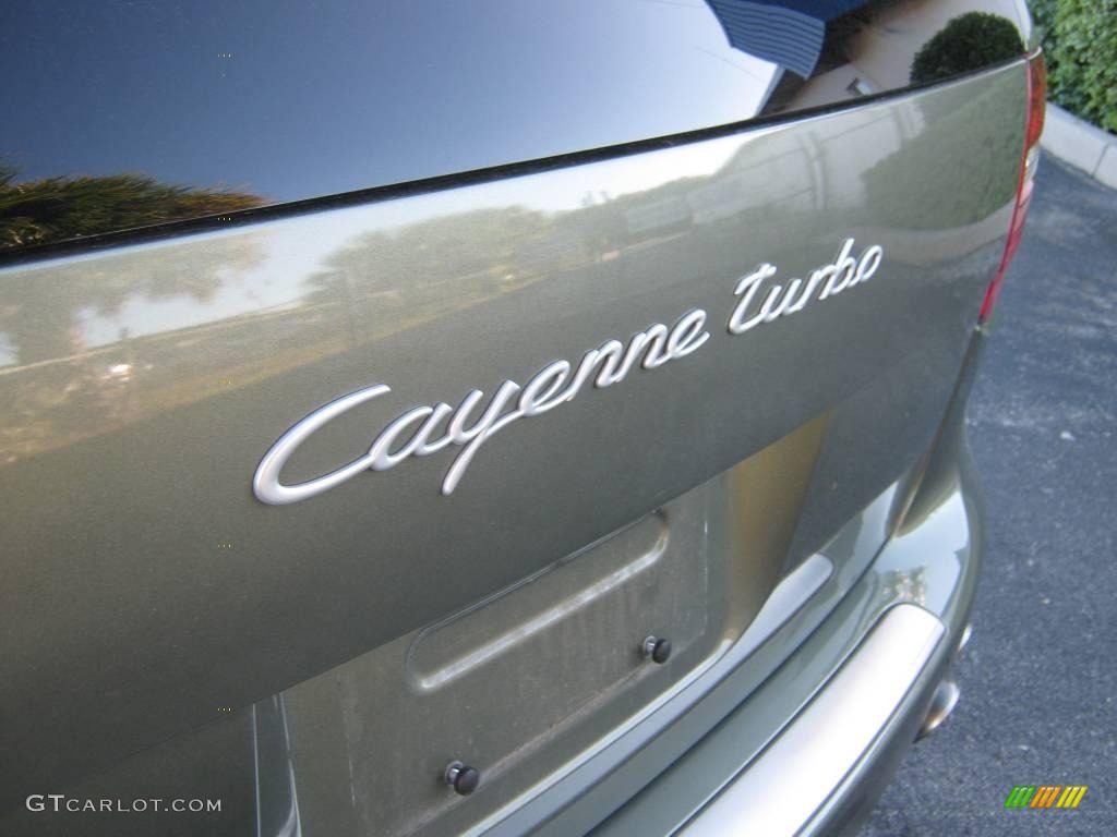 2008 Cayenne Turbo - Olive Green Metallic / Chestnut/Black Natural Leather photo #10