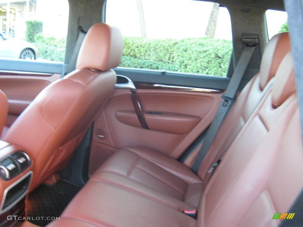 2008 Cayenne Turbo - Olive Green Metallic / Chestnut/Black Natural Leather photo #19