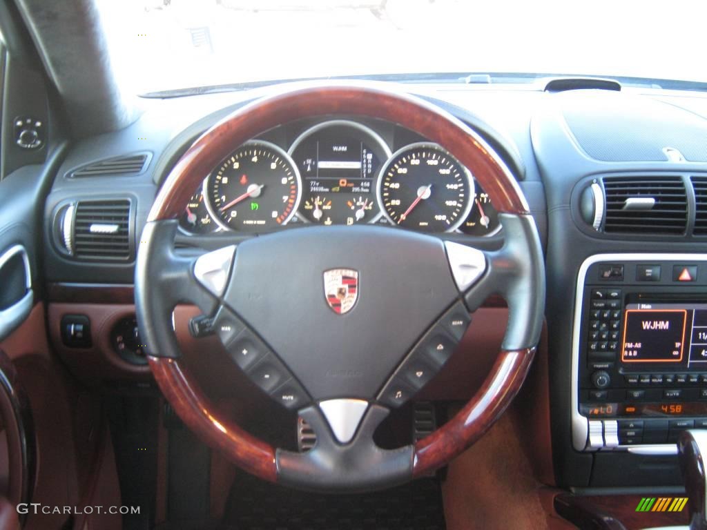 2008 Cayenne Turbo - Olive Green Metallic / Chestnut/Black Natural Leather photo #20