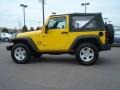 2008 Detonator Yellow Jeep Wrangler X 4x4  photo #4