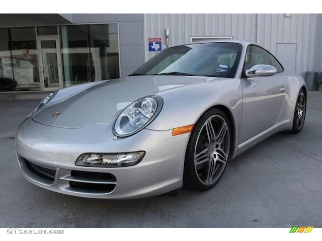 2008 911 Carrera 4S Coupe - Arctic Silver Metallic / Natural Grey photo #11