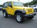 2008 Detonator Yellow Jeep Wrangler X 4x4  photo #9