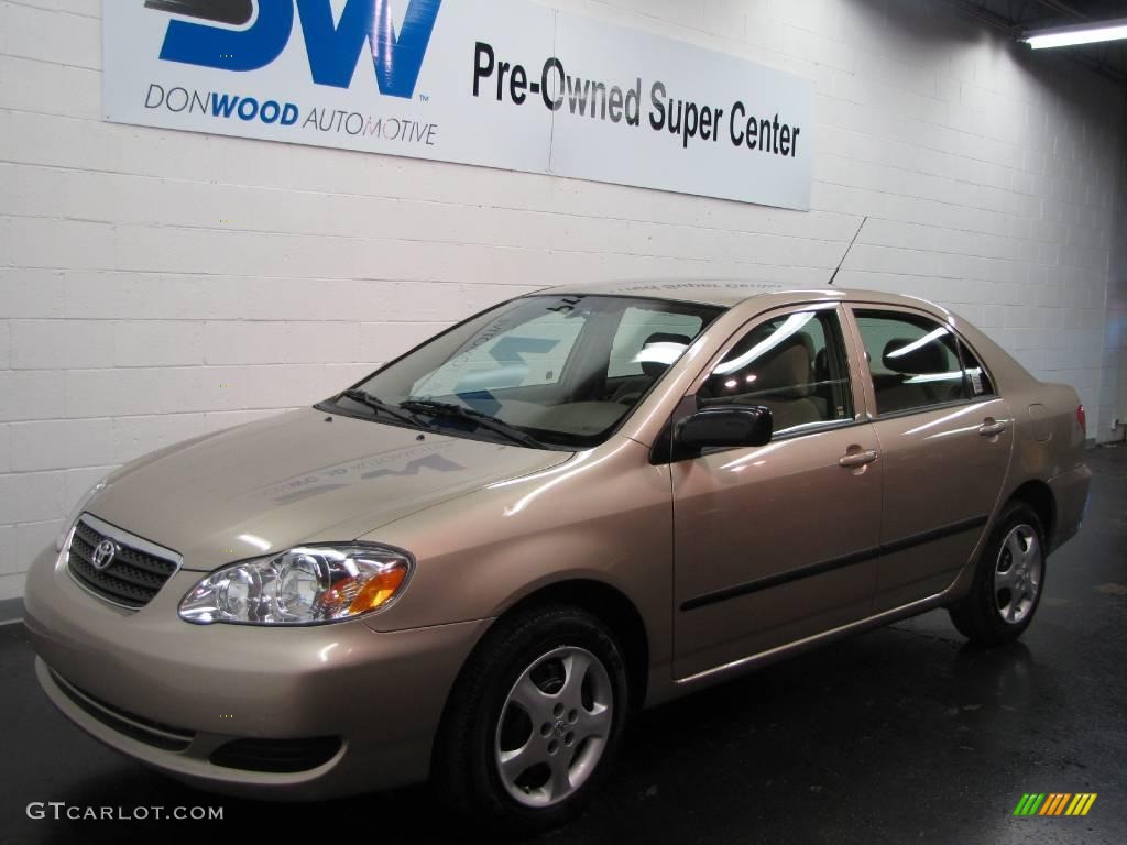 2008 Corolla CE - Desert Sand Mica / Beige photo #2