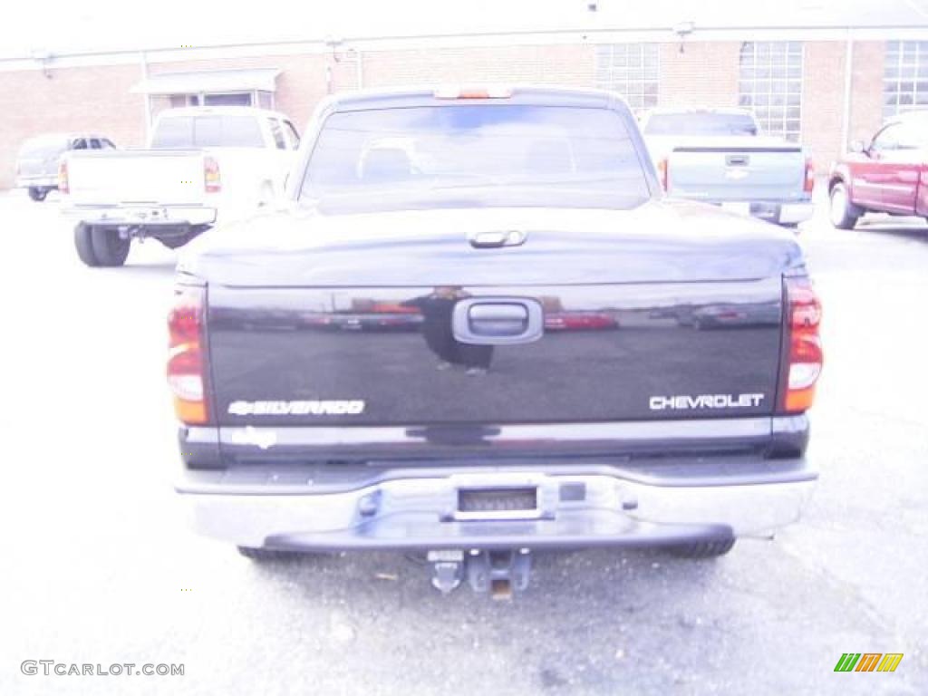 2005 Silverado 1500 LT Crew Cab 4x4 - Black / Dark Charcoal photo #3