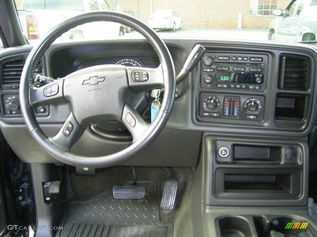 2005 Silverado 1500 LT Crew Cab 4x4 - Black / Dark Charcoal photo #21