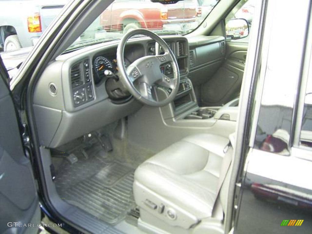 2005 Silverado 1500 LT Crew Cab 4x4 - Black / Dark Charcoal photo #25