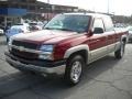 2005 Sport Red Metallic Chevrolet Silverado 1500 Z71 Extended Cab 4x4  photo #18