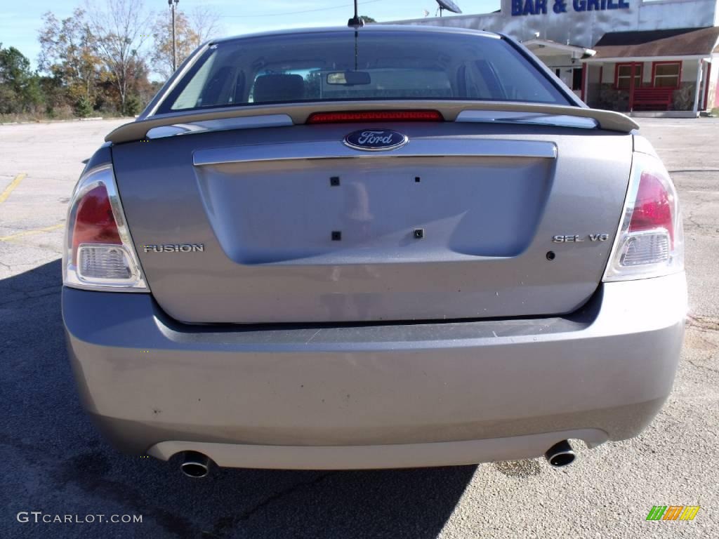 2008 Fusion SEL V6 - Vapor Silver Metallic / Medium Light Stone photo #4