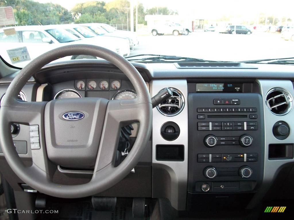 2009 F150 XLT SuperCrew - Pueblo Gold Metallic / Camel/Tan photo #11