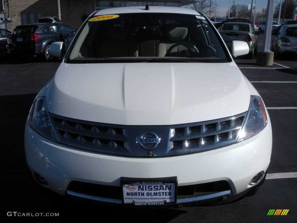 2006 Murano SL AWD - Glacier Pearl / Cafe Latte photo #2