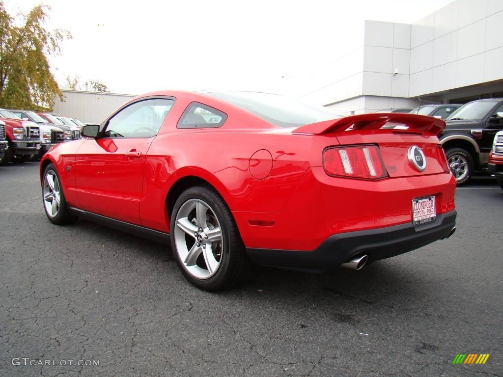 2010 Mustang GT Premium Coupe - Torch Red / Charcoal Black/Cashmere photo #24