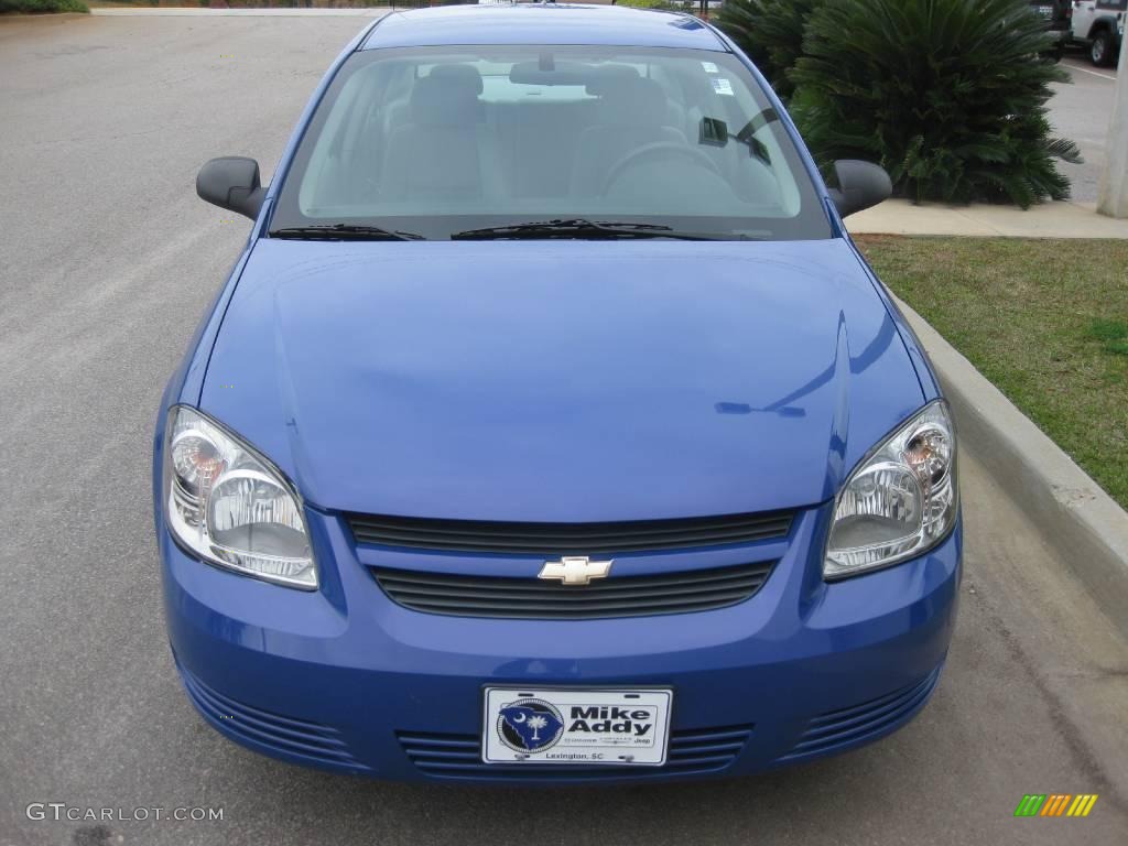 2008 Cobalt LS Sedan - Blue Flash Metallic / Gray photo #8