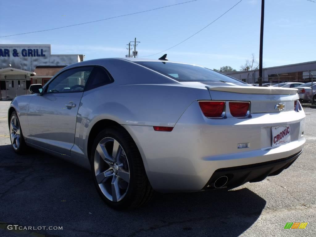 2010 Camaro SS Coupe - Silver Ice Metallic / Black photo #3