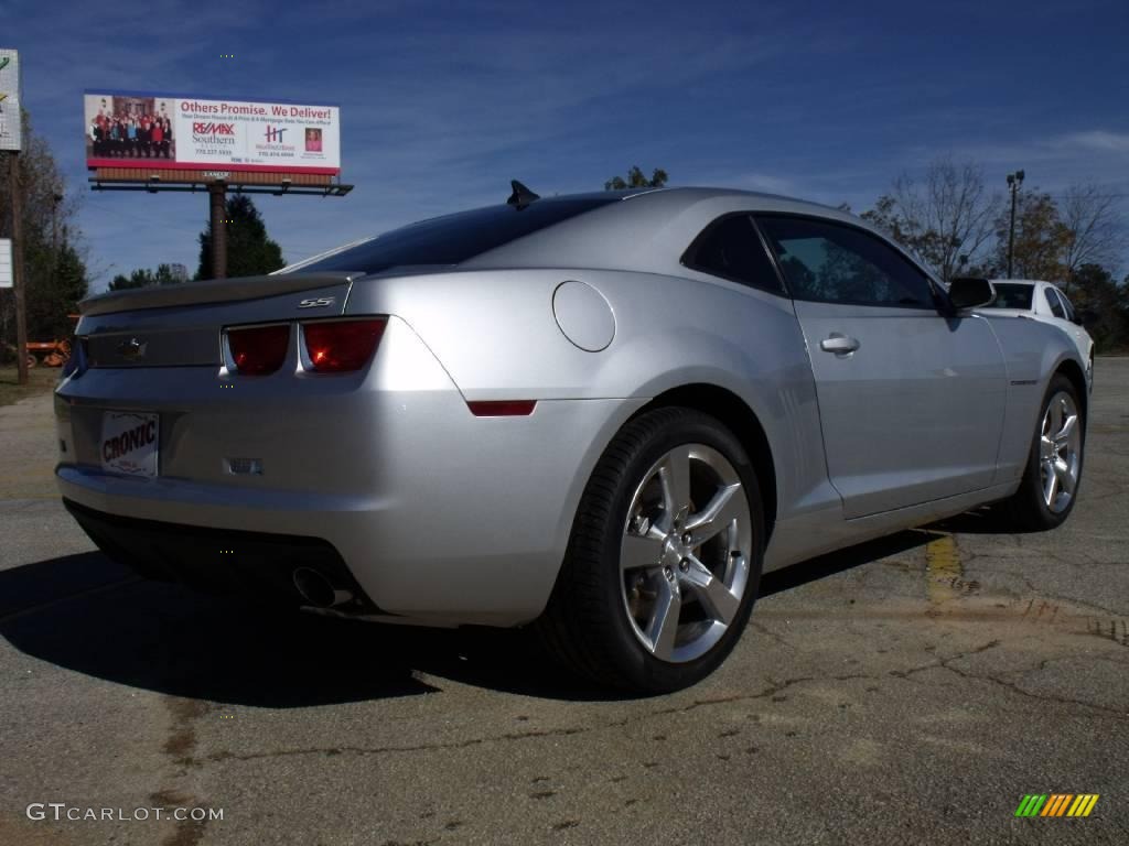 2010 Camaro SS Coupe - Silver Ice Metallic / Black photo #5