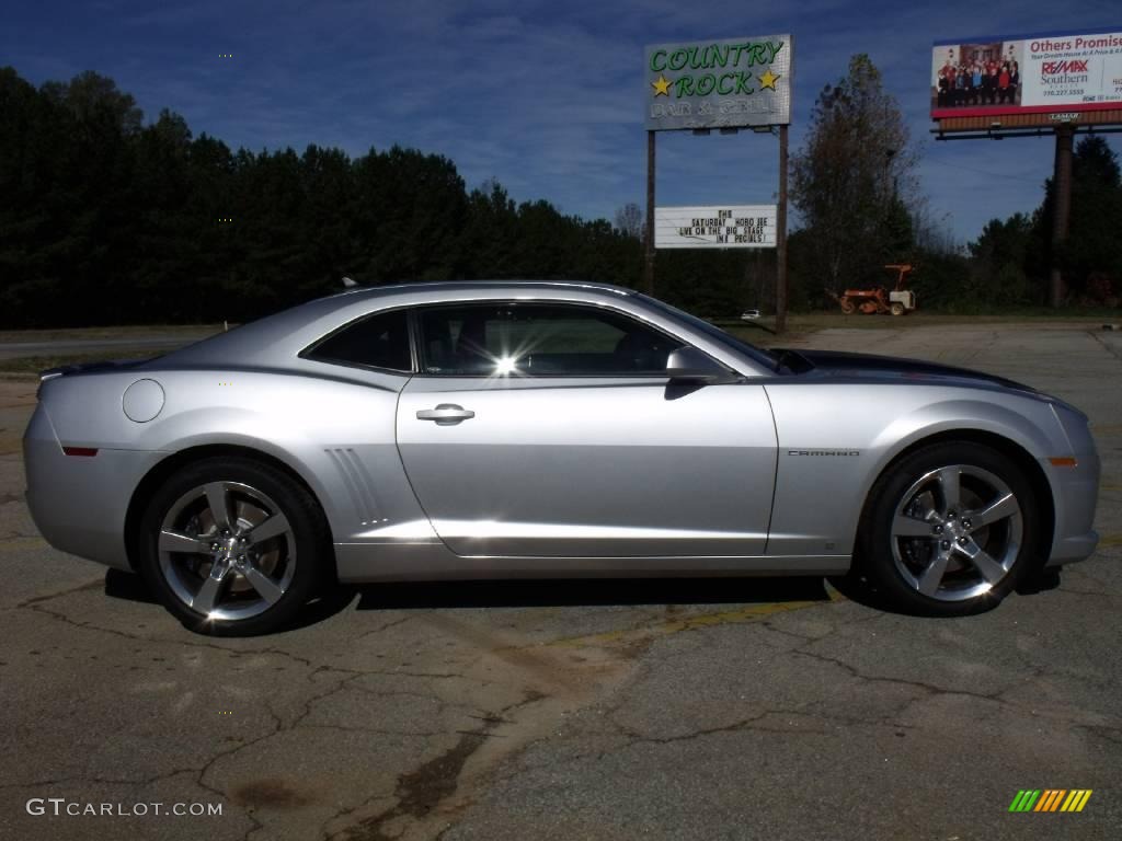 2010 Camaro SS Coupe - Silver Ice Metallic / Black photo #6