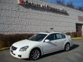 2007 Winter Frost Pearl Nissan Maxima 3.5 SE  photo #1