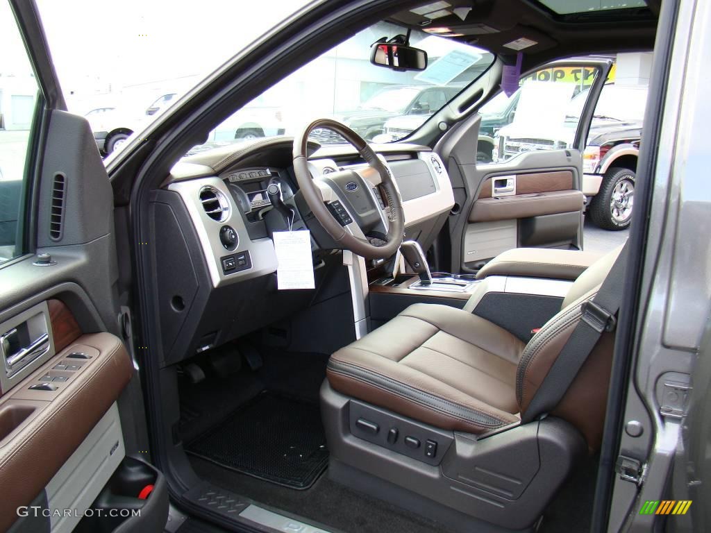 2010 F150 Platinum SuperCrew 4x4 - Sterling Grey Metallic / Sienna Brown Leather/Black photo #8