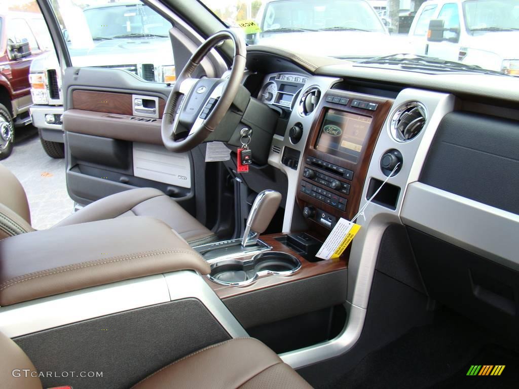 2010 F150 Platinum SuperCrew 4x4 - Sterling Grey Metallic / Sienna Brown Leather/Black photo #13