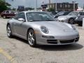 2007 Arctic Silver Metallic Porsche 911 Carrera Coupe  photo #3