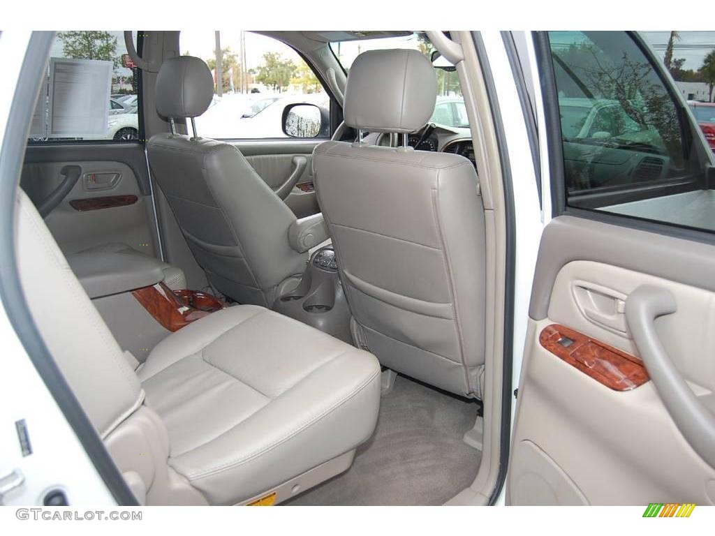 2006 Sequoia Limited 4WD - Natural White / Taupe photo #12