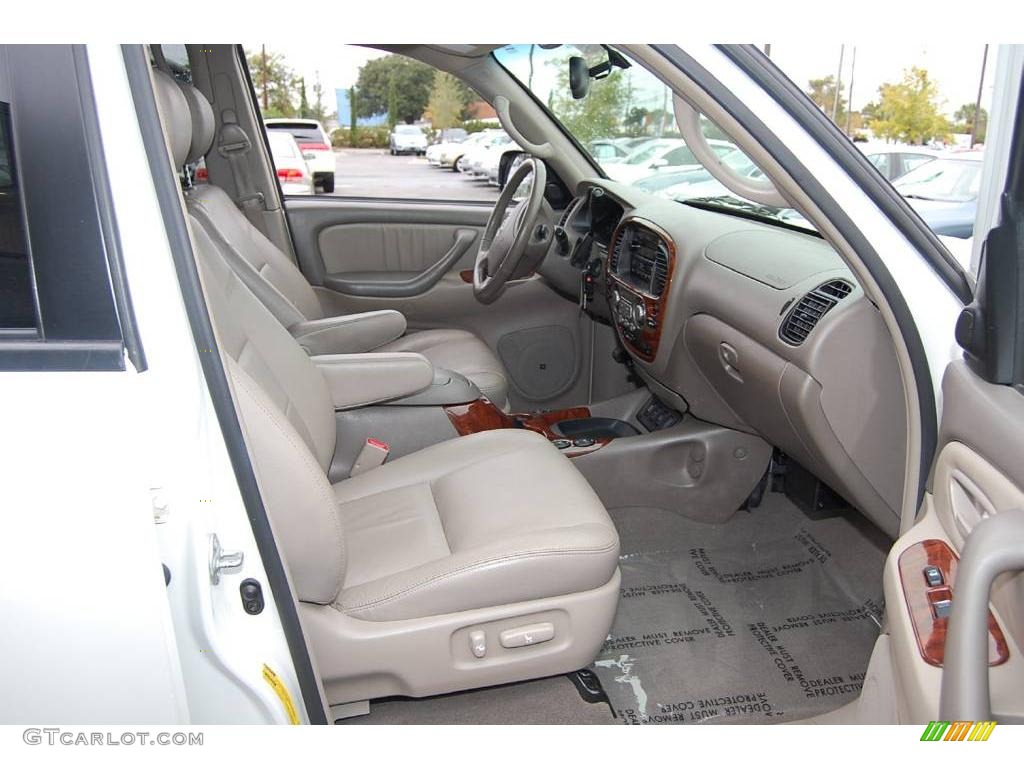 2006 Sequoia Limited 4WD - Natural White / Taupe photo #14