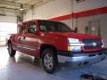 2003 Victory Red Chevrolet Silverado 1500 LS Extended Cab  photo #1