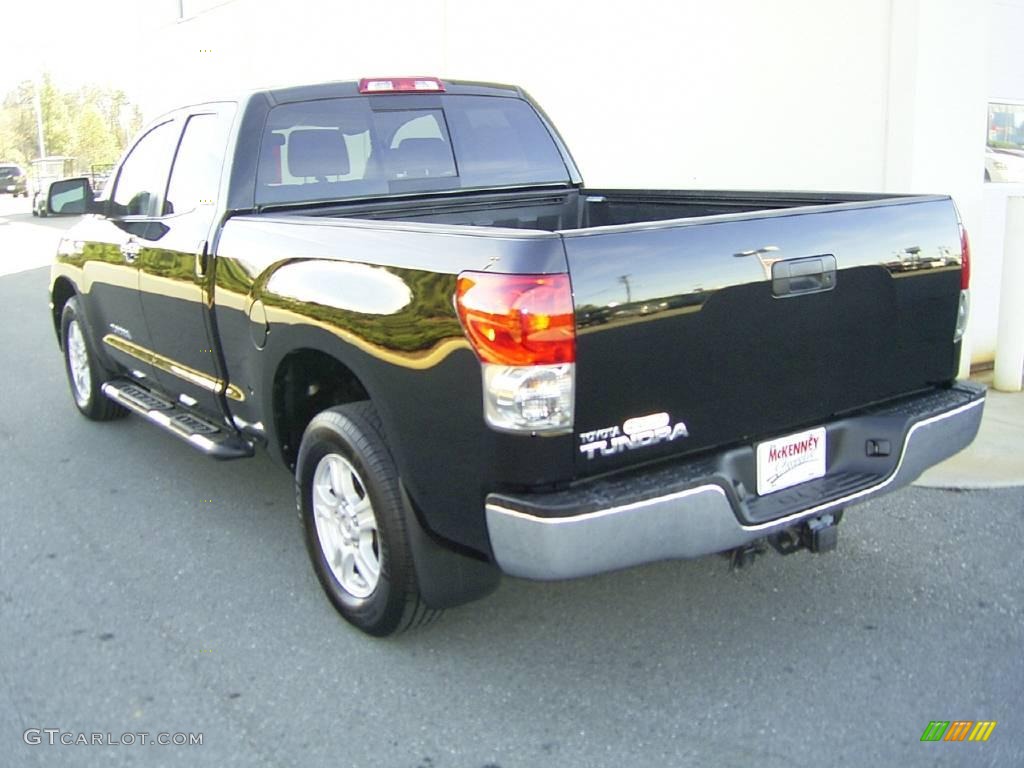 2007 Tundra Limited Double Cab - Black / Red Rock photo #2