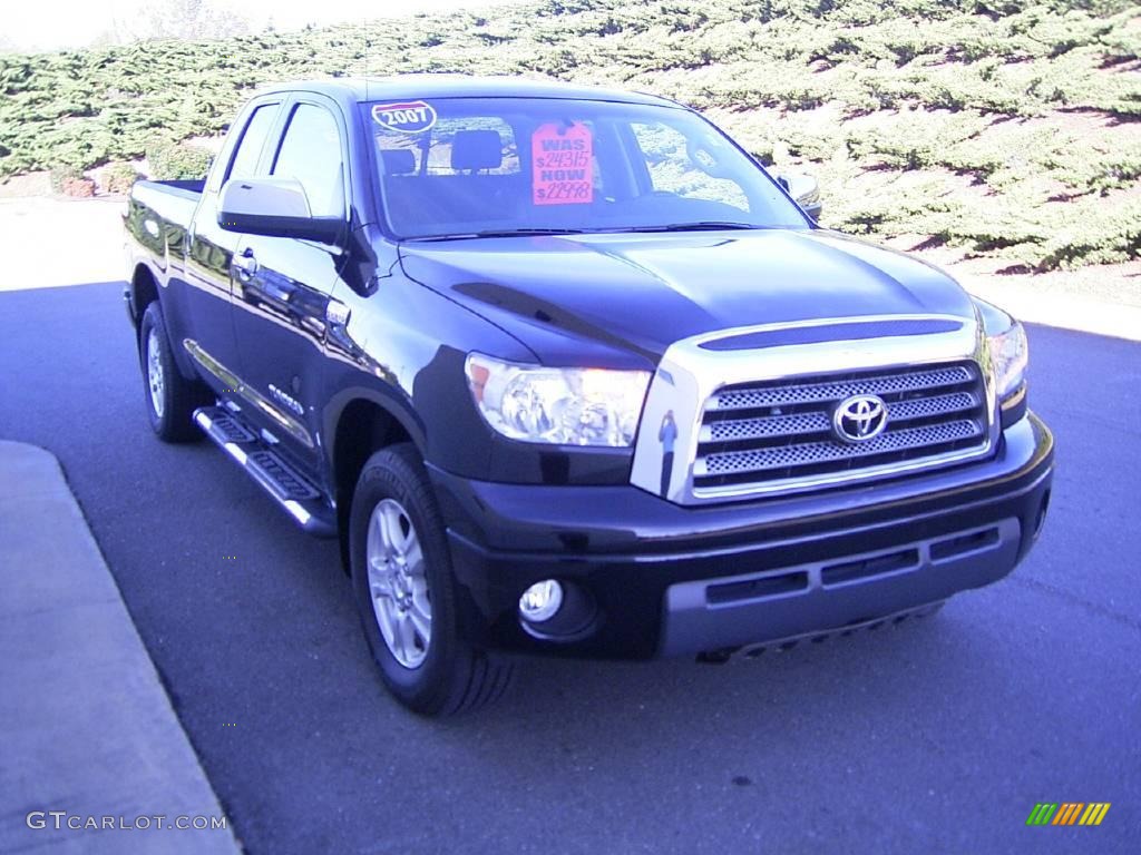 2007 Tundra Limited Double Cab - Black / Red Rock photo #6