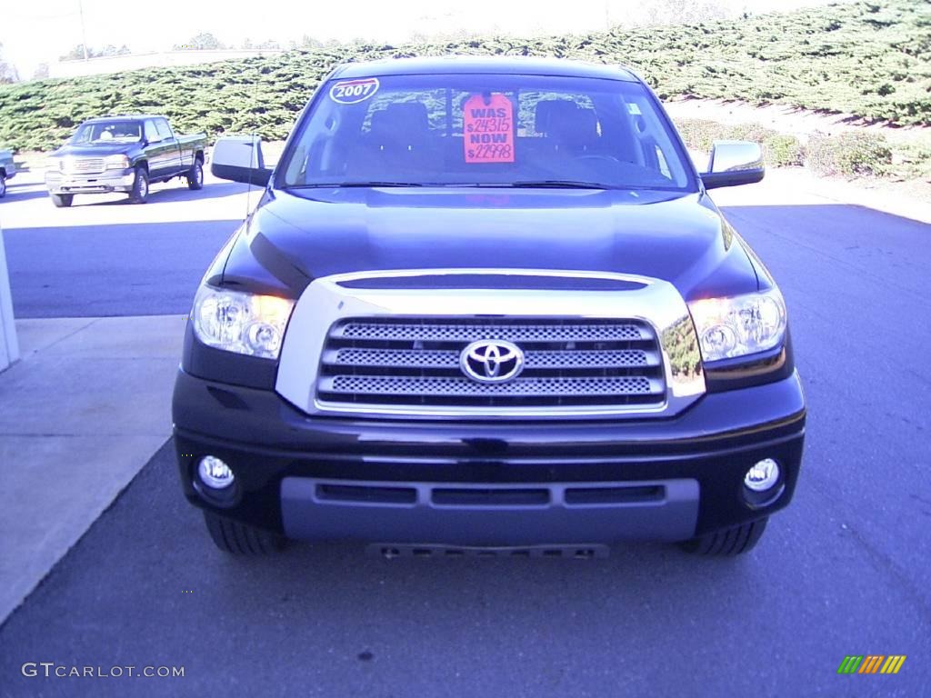 2007 Tundra Limited Double Cab - Black / Red Rock photo #7