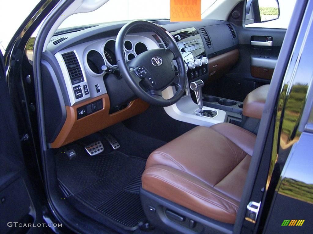 2007 Tundra Limited Double Cab - Black / Red Rock photo #26