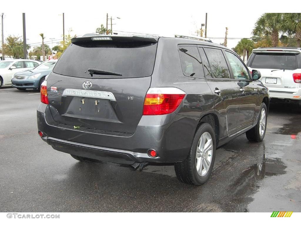 2008 Highlander Limited - Magnetic Gray Metallic / Ash Gray photo #17